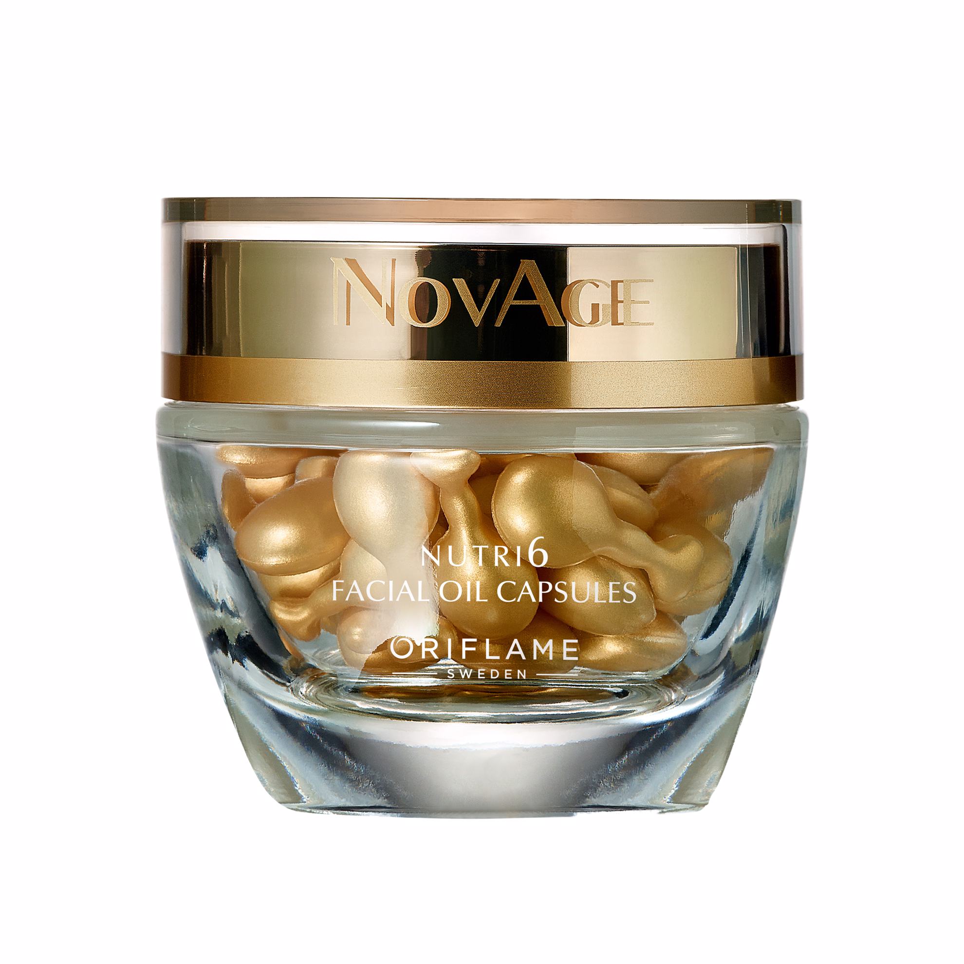 Капсулы для лица с концентратом масел NovAge Nutri6 восстанавливающие 32631 Орифлейм (Oriflame)