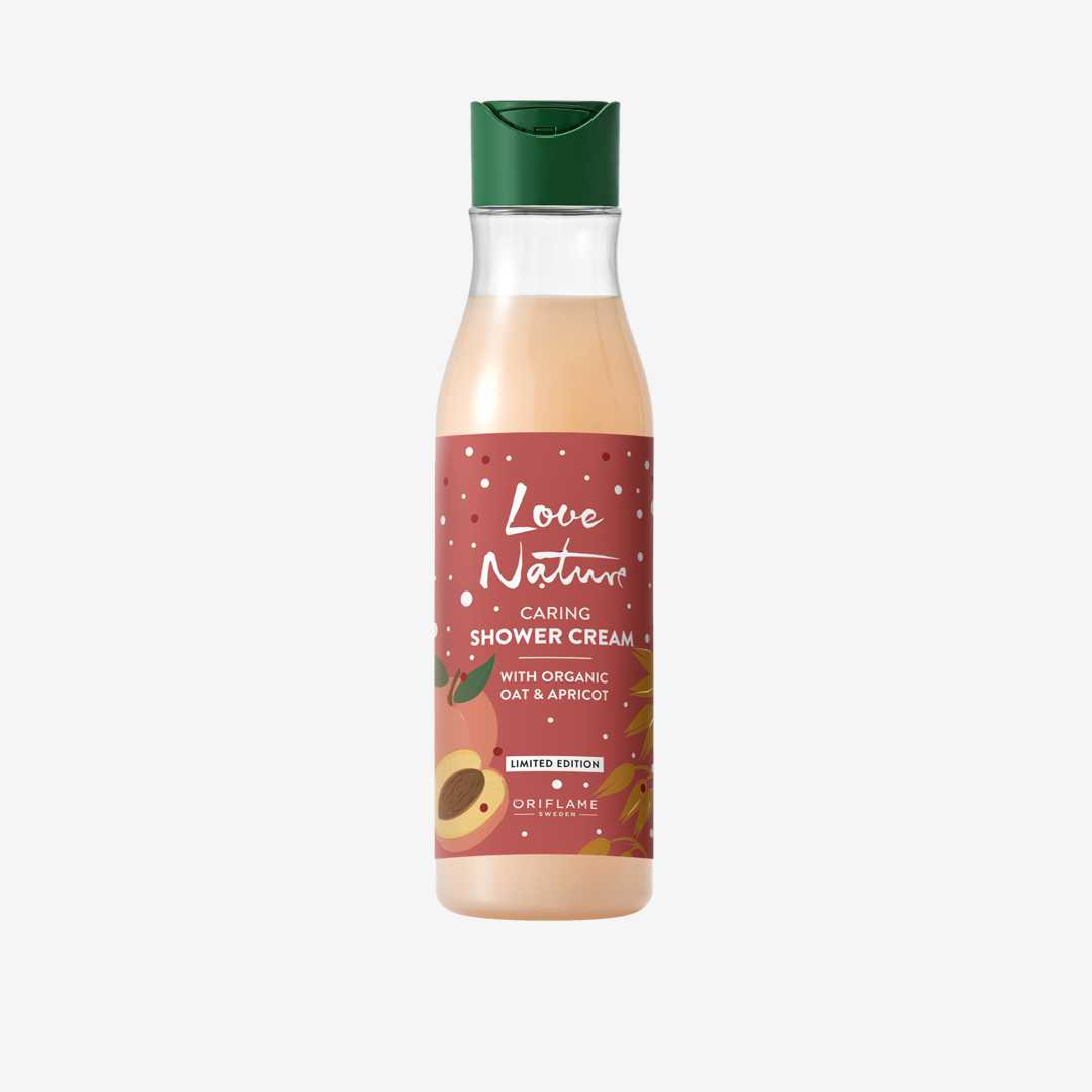 Крем для душа с овсом и абрикосом ухаживающий Love Nature 46738