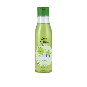 Детский шампунь для волос и тела с яблоком Love Nature 40775 Орифлейм Oriflame Орифлэйм
